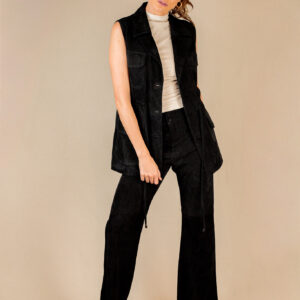 Calça Chamois Flare - Cor: Preto