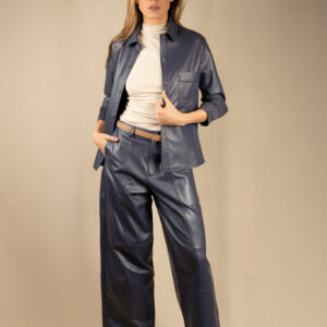 Calça Cargo — Azul Jeans
