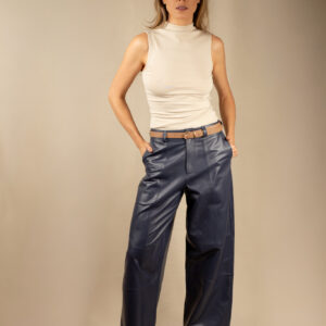 Calça Cargo - Cor: Azul Escuro Jeans