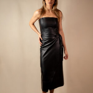 Saia Pareô Transpassada com Amarração Lateral – Cor: Preto