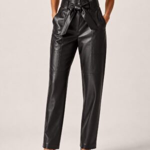 Calça Alfaiataria com Faixa e Bolsos